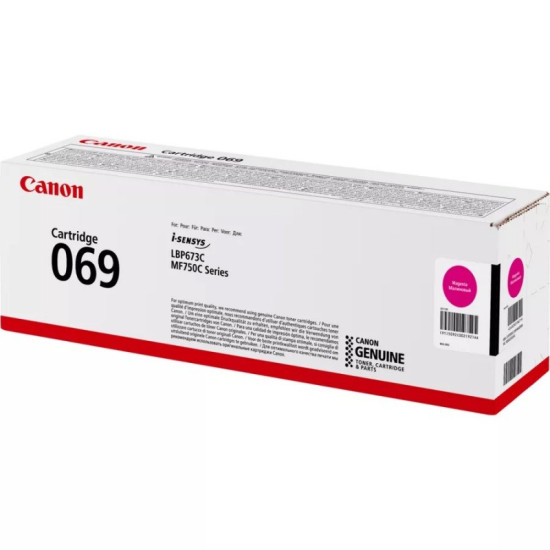 TONER LASER ORIGINAL CANON 069M / 5092C002 MAGENTA 1900 PAGES