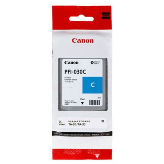 CARTOUCHE ORIGINAL CANON PFI-030 / PFI030 / 3490C001 CYAN 55ML