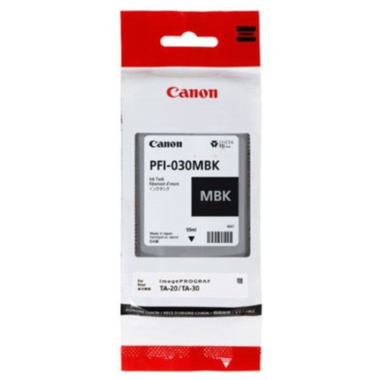 CARTOUCHE ORIGINAL CANON PFI-030 / PFI030 / 3488C001 NOIR MAT 55ML