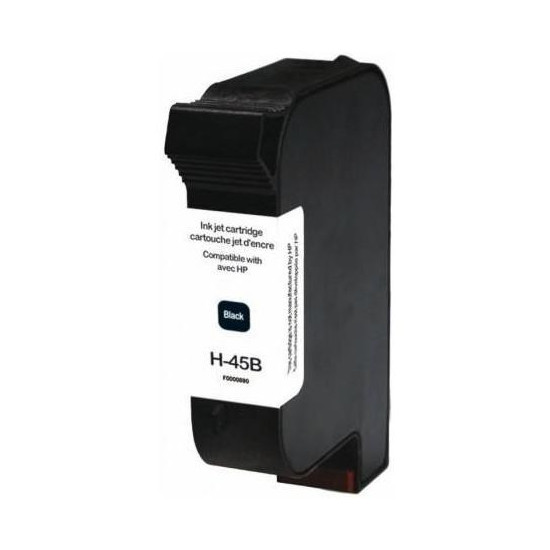 CARTOUCHE GENERIQUE HP 51645 N°45 / C6615D N°15 NOIR 42ML