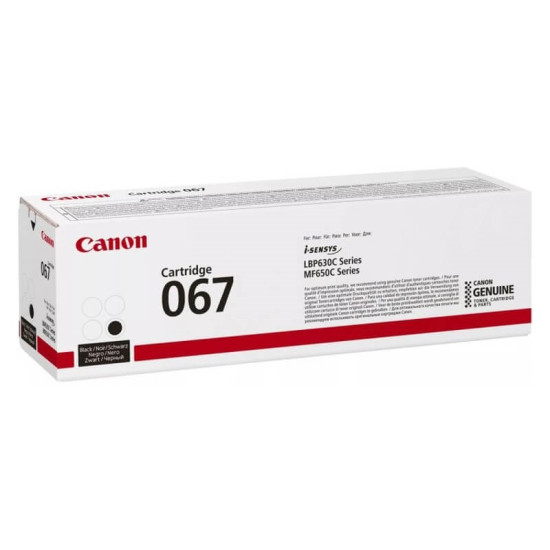 TONER LASER ORIGINAL CANON 067 / 5102C002 NOIR 1350 PAGES