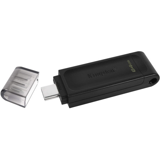 Kingston DataTraveler 70 Mémoire USB Type C 64 Go - USB-C 3.2 Gen 1