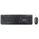 Cromad Pack Clavier + Souris USB 1000dpi 3 Boutons