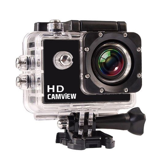 Camview Caméra Sport HD 720P 5MP - Angle 120° - Submersible 30m