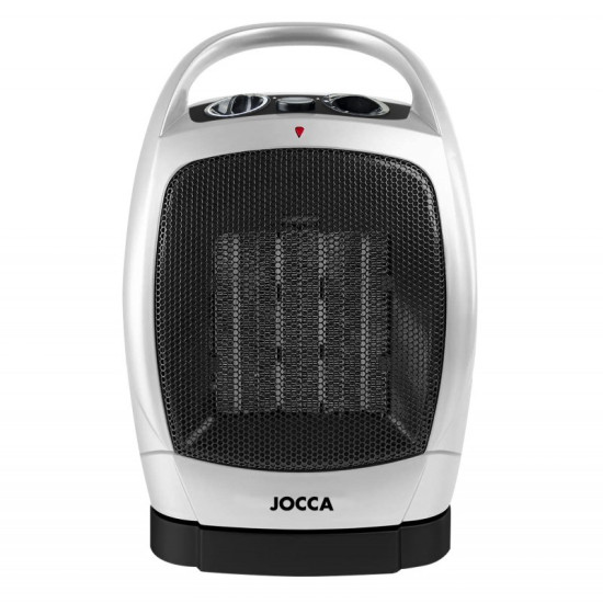 Jocca Radiateur Céramique 1500W - Oscillant - Fonction Ventilateur