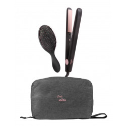 Jocca Travel Set Lisseur + Brosse + Trousse de toilette