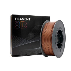 Filament PLA 3D - Diamètre 1.75mm - Bobine 1kg - Couleur Bronze