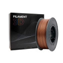 Filament PLA 3D - Diamètre 1.75mm - Bobine 1kg - Couleur Bronze