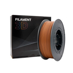 Filament PLA 3D - Diamètre 1.75mm - Bobine 1kg - Couleur Marron