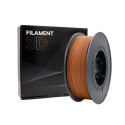 Filament PLA 3D - Diamètre 1.75mm - Bobine 1kg - Couleur Marron