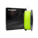 Filament PLA 3D - Diamètre 1.75mm - Bobine 1kg - Couleur Jaune Fluo