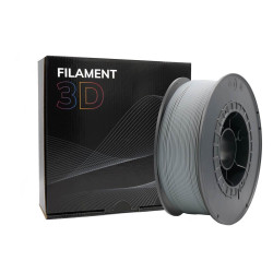 Filament PLA 3D - Diamètre 1.75mm - Bobine 1kg - Couleur Gris