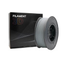 Filament PLA 3D - Diamètre 1.75mm - Bobine 1kg - Couleur Gris