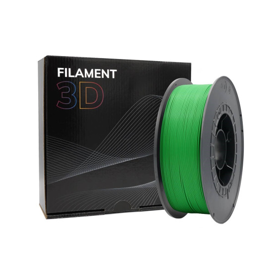 Filament PLA 3D - Diamètre 1.75mm - Bobine 1kg - Couleur Vert