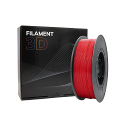 Filament PLA 3D - Diamètre 1.75mm - Bobine 1kg - Couleur Rouge