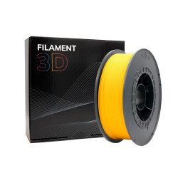 Filament PLA 3D - Diamètre 1.75mm - Bobine 1kg - Couleur Jaune