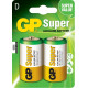 GP Pack de 2 Piles Super Alcalines LR20 D 1.5V