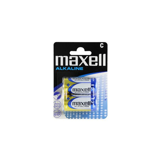 Maxell Lot de 2 piles alcalines LR14 C