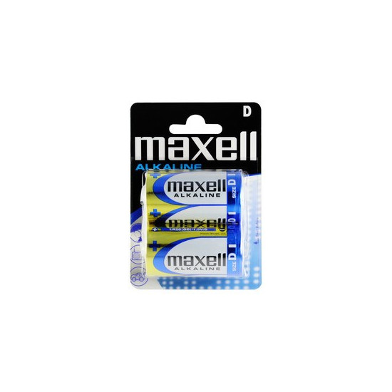 Maxell Lot de 2 piles alcalines LR20 D