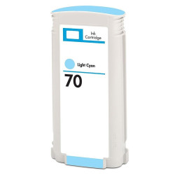 CARTOUCHE JET D'ENCRE GENERIQUE HP C9390A CYAN CLAIR 130ML N°70