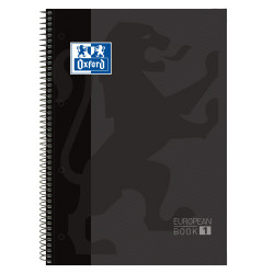 Oxford Europeanbook 1 Cahier Spirale Format A4+ Grille 5x5mm - 80 Feu