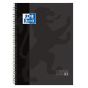 Oxford Europeanbook 1 Cahier Spirale Format A4+ Grille 5x5mm - 80 Feu