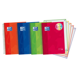 Oxford Europeanbook 5 Cahier Spirale Format A4+ Grille 5x5mm - 120 Fe