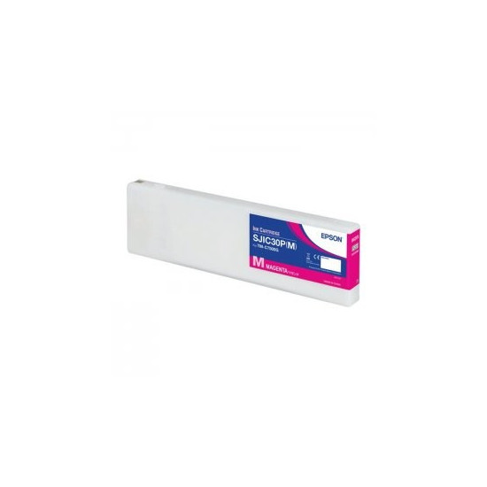 CARTOUCHE JET D'ENCRE ORIGINAL EPSON S020641/ SJIC30 MAGENTA 294.3ML