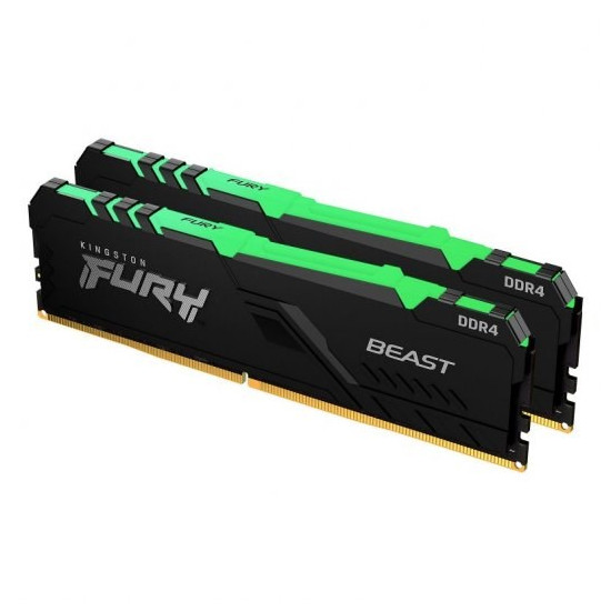 Kingston Fury Beast RGB Mémoire RAM DDR4 3200MHz 32Go (2x16Go)