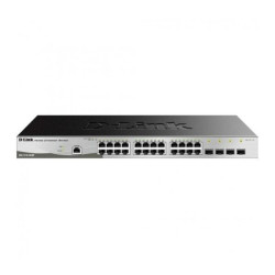 Commutateur semi-géré D-Link 24 ports Gigabit PoE 370 W + 4 ports