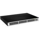 Commutateur géré intelligent D-Link 48 ports 1000BASE-T + 4 ports