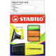 Stabilo Boss Mini Pack de 3 Marqueurs Fluorescents