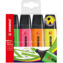 Stabilo Boss 70 Pack de 4 Marqueurs Fluorescents