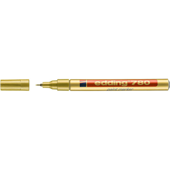 Edding 780 Marqueur Permanent Encre Opaque - Pointe Bullet