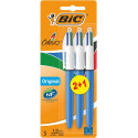 Bic 4 Colours Original Lot de 3 stylos à bille rétractables