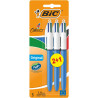 Bic 4 Colours Original Lot de 3 stylos à bille rétractables