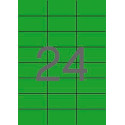 Apli Permanent Green Labels 70,0 x 37,0 mm 20 Feuilles