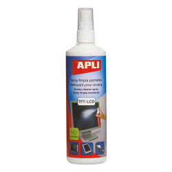 Spray nettoyant pour écran Apli TFT/LCD - Contenu 250 ml