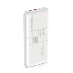 XO Powerbank PR187 10000mAh avec Charge Rapide 22.5W - Écran LCD