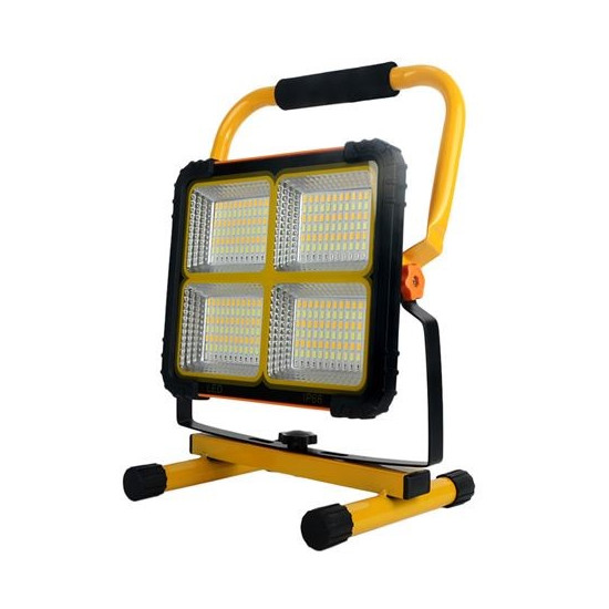 Projecteur LED Elbat Solar 80W 650lm - Panneau Solaire Intégré 6V, 3W