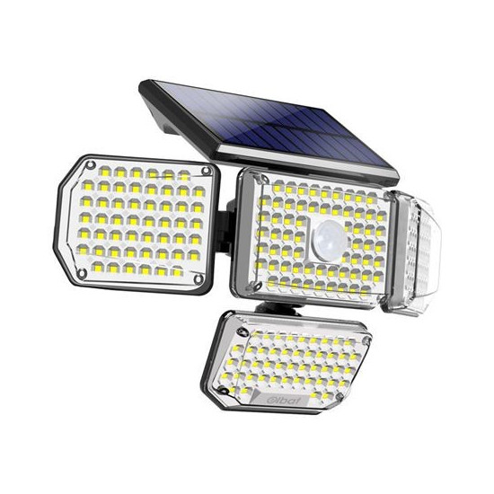 Projecteur Solaire Quadruple Elbat avec Capteur LED 430lm