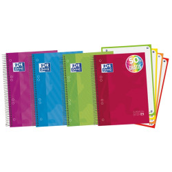 Oxford Europeanbook Cahier Spirale Format A5+ Grille 5x5mm