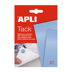 Apli Tack Blue Putty 57g - Réutilisable - Ne laisse pas de résidus