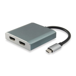 Adaptateur USB-C mâle vers 2x HDMI femelle