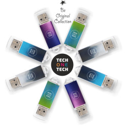 TechOneTech Be Original Gradient 32 Go 8 Clés USB 2.0 Value Pack