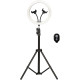 Ksix Studio Live Remote Ring Light 12" USB avec Trépied - 2 Supports