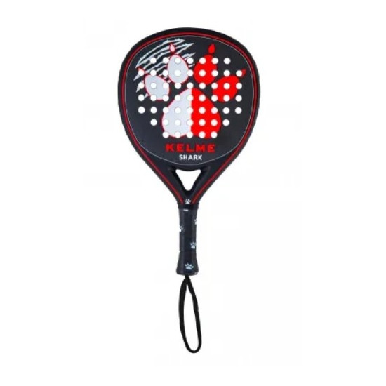 Raquette de Paddle Kelme Shark - Forme Mixte - Cadre 100% Carbone