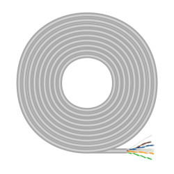 Câble Réseau RJ45 Cat.6 Rigide UTP AWG23 CCA (Alliage) - 305m