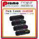 PACK 4 TONERS PREMIUM CANON CRG055H / 055H / 1BK - 1C - 1M - 1Y