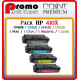 PACK 4 TONERS LASER PREMIUM HP CF410X/1X/2X/3X / 1BK-1C-1M-1Y